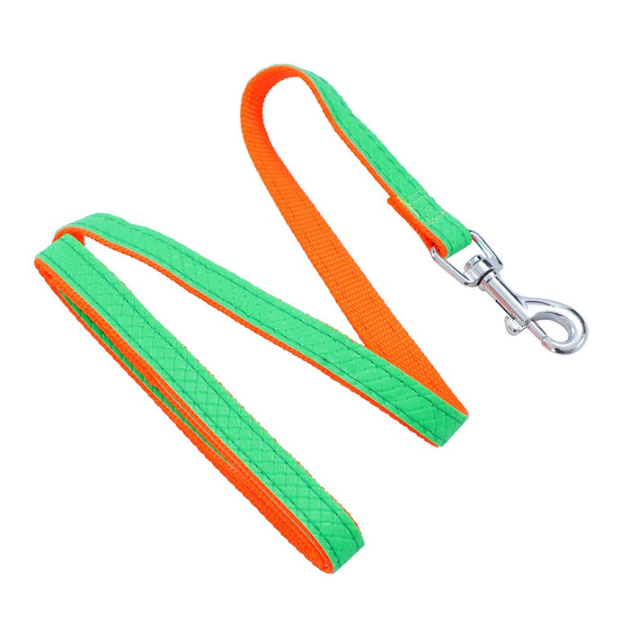 Paws & Claws COLOURFUL P.U & NYLON LEASH 1.5X120CM