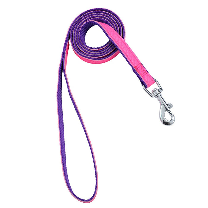 Paws & Claws COLOURFUL P.U & NYLON LEASH 1.5X120CM