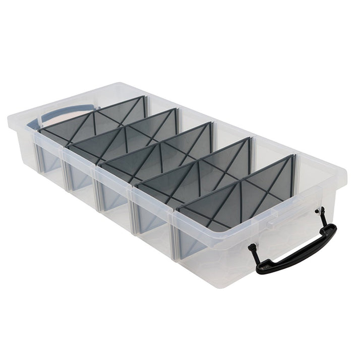 Boxsweden Compartment Storer 10L 6 Section Clear