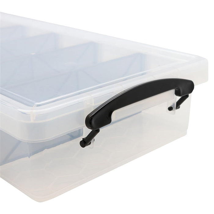 Boxsweden Compartment Storer 10L 6 Section Clear