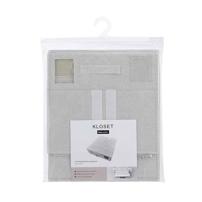Boxsweden Kloset Linen Bed Sheets Organiser 38X32X11Cm