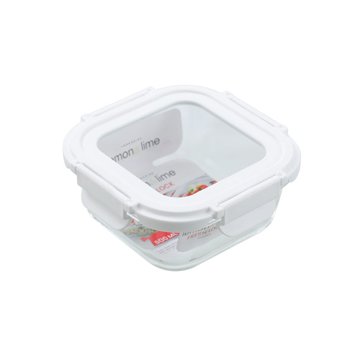 Lemon & Lime YORKSHIRE FRESH LOCK CONTAINER SQUARE 500ML