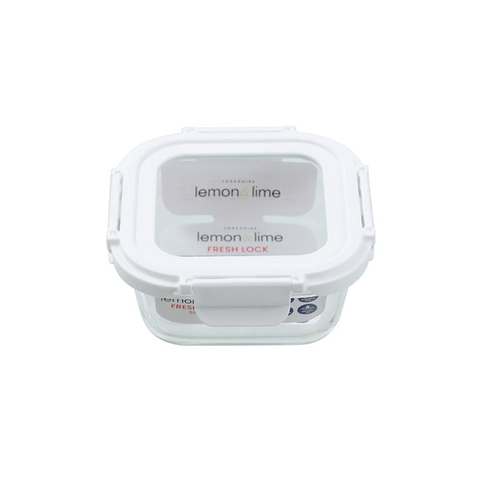 Lemon & Lime YORKSHIRE FRESH LOCK CONTAINER SQUARE 500ML
