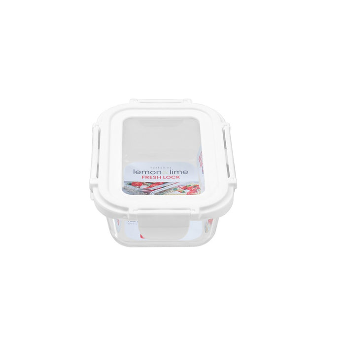 Lemon & Lime YORKSHIRE GLASS FRESH LOCK CONTAINER 375ML