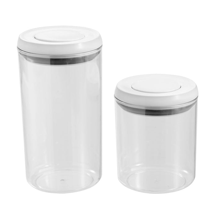 Lemon & Lime POP TOP PANTRY CONTAINER ROUND 550ML 10X10X12.5CM