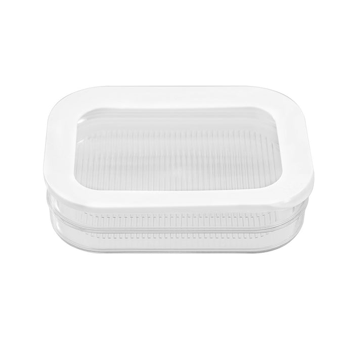 Lemon & Lime FRESH SEAL 2 SECTION FRIDGE FOOD STORER 2X750ML