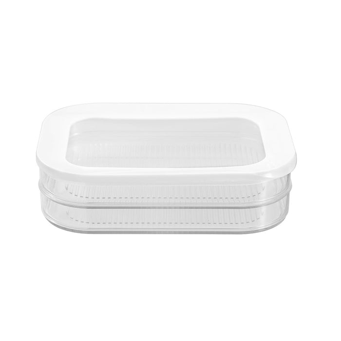 Lemon & Lime FRESH SEAL 2 SECTION FRIDGE FOOD STORER 2X750ML