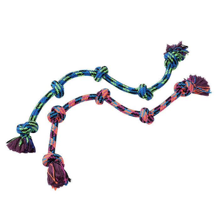 Paws & Claws TUG-OF-WAR XL ROPE TOY COLOURS 105X2.5CM 482G