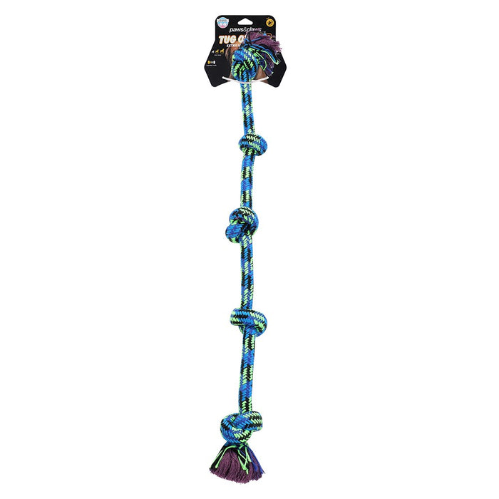 Paws & Claws TUG-OF-WAR XL ROPE TOY COLOURS 105X2.5CM 482G