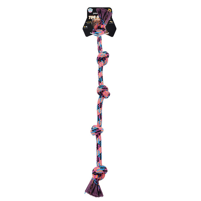 Paws & Claws TUG-OF-WAR XL ROPE TOY COLOURS 105X2.5CM 482G