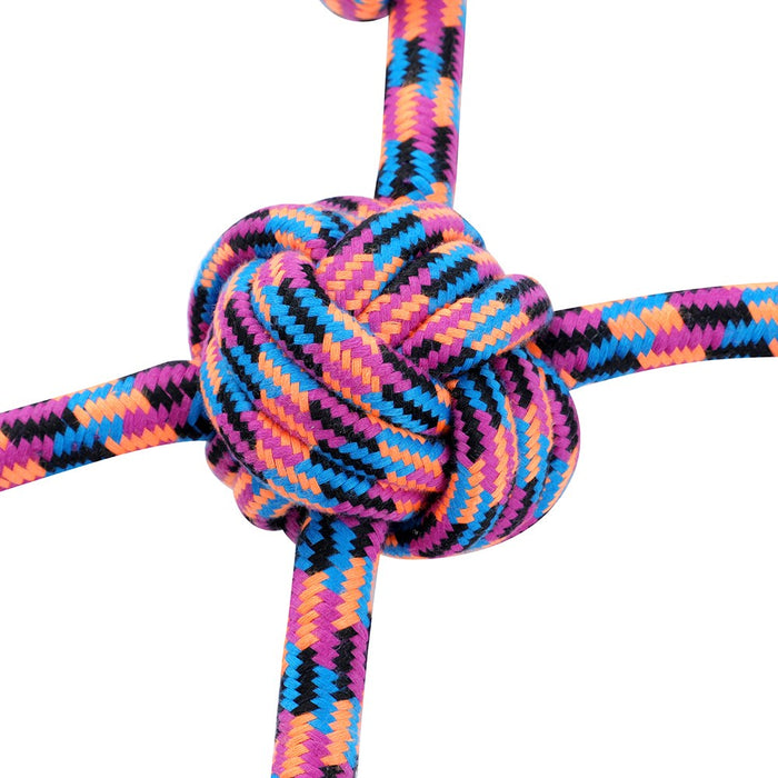 Paws & Claws TUG-OF-WAR ROPE PET TOY STYLES, 2 COLOURS 50X3CM 348G