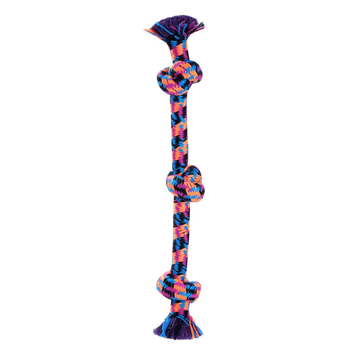 Paws & Claws TUG-OF-WAR ROPE PET TOY STYLES, 2 COLOURS 50X3CM 348G