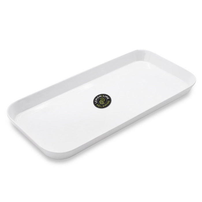 Lemon & Lime MELAMINE SANDWICH SERVING TRAY 31X15CM WHITE