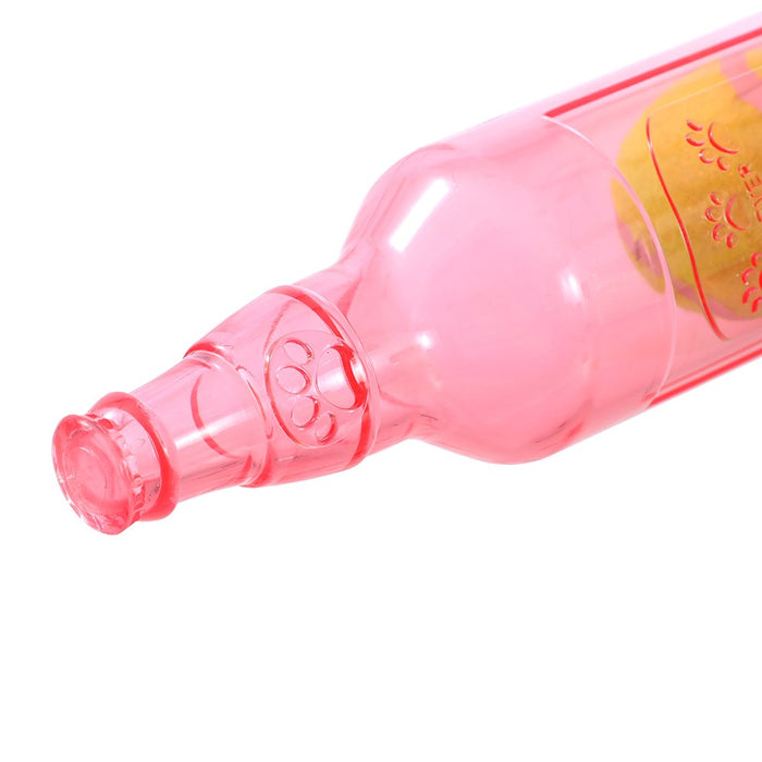 Paws & Claws TPR BOTTLE + TENNIS BALL SML 19.5X5.5CM COLOURS
