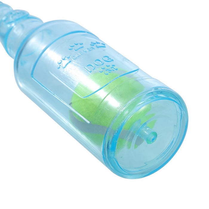Paws & Claws TPR BOTTLE + TENNIS BALL LGE 25X7.5CM COLOURS