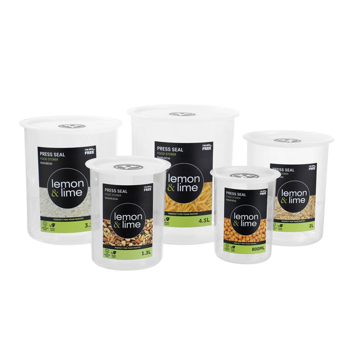 Lemon & Lime PRESS SEAL FOOD STORER 2L 15X15X17CM