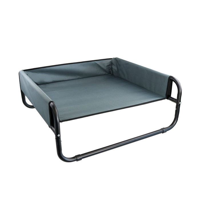 Paws & Claws ELEVATED WALLED PET BED MEDIUM 70X70X28CM