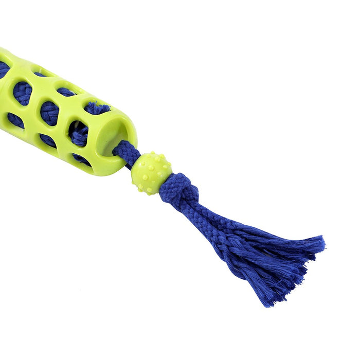 Paws & Claws SQUEAK & TUG BATON TPR & ROPE 45X5X5CM
