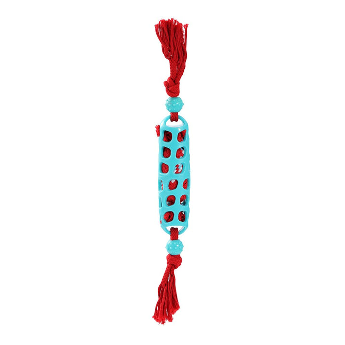 Paws & Claws SQUEAK & TUG BATON TPR & ROPE 45X5X5CM