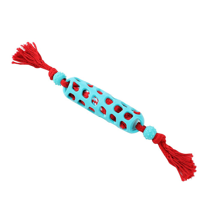 Paws & Claws SQUEAK & TUG BATON TPR & ROPE 45X5X5CM