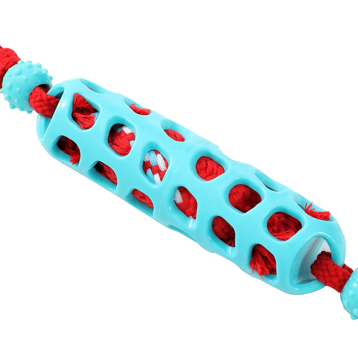 Paws & Claws SQUEAK & TUG BATON TPR & ROPE 45X5X5CM