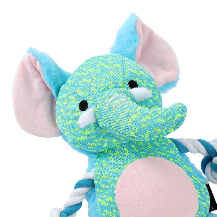 Paws & Claws ROPE BUDDY FLY-KNIT ANIMALS 24X16X7CM