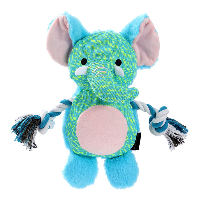 Paws & Claws ROPE BUDDY FLY-KNIT ANIMALS 24X16X7CM