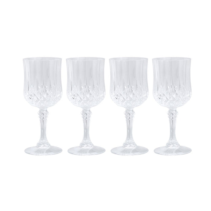 Lemon & Lime CRYSTAL DECO WINE CUP 4PK 220ML