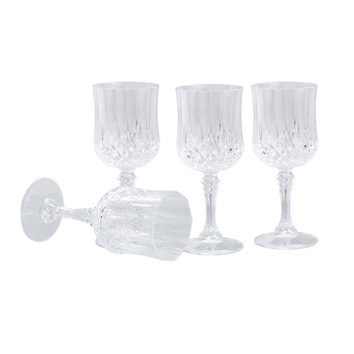 Lemon & Lime CRYSTAL DECO WINE CUP 4PK 220ML