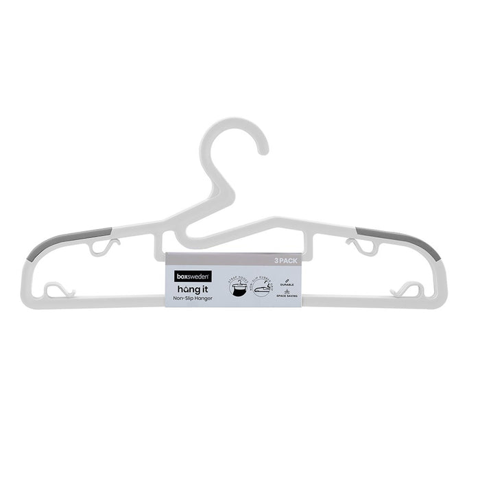 Boxsweden Space Saving Non-Slip Hanger 3Pk 39Cm