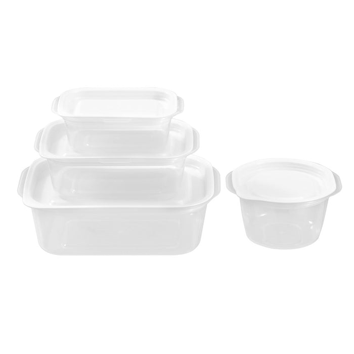 Lemon & Lime REUSABLE LUNCH CONTAINER ROUND 4PK 280ML