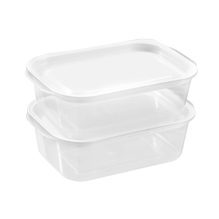 Lemon & Lime REUSABLE LUNCH CONTAINER RECT 2PK 850ML