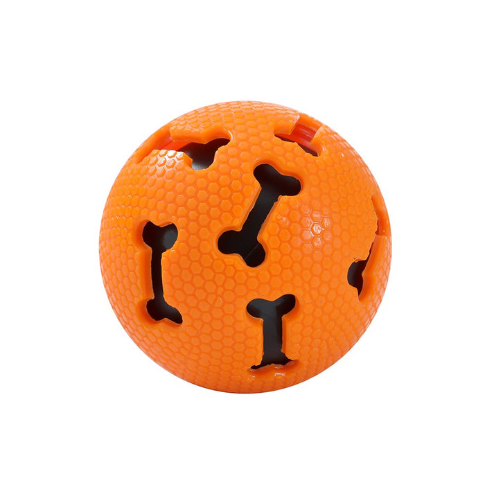 Paws & Claws RUBBER SCENTED BALLS 3PK 7CM BEEF SCENTED