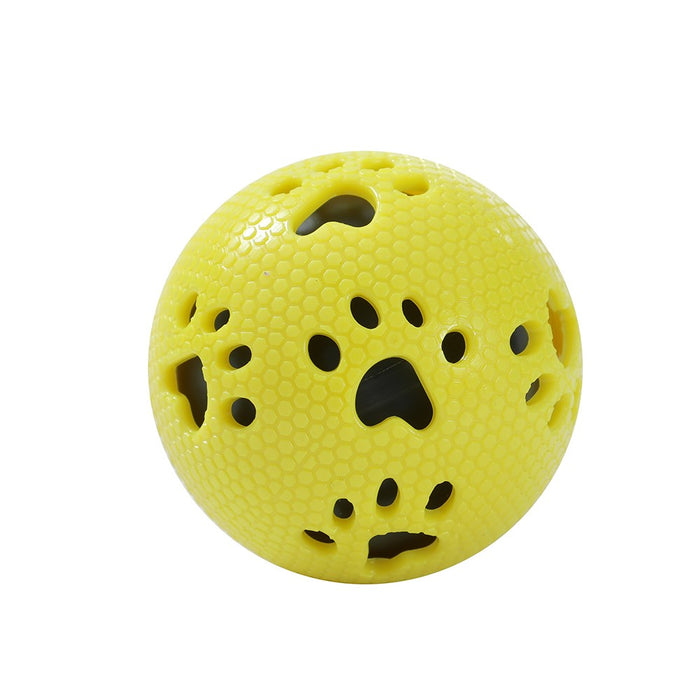 Paws & Claws RUBBER SCENTED BALLS 3PK 7CM BEEF SCENTED