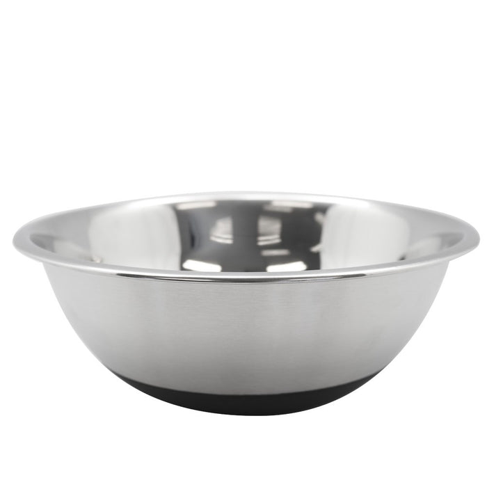 Lemon & Lime STAINLESS STEEL MIXING BOWL SILICONE BASE 28CM