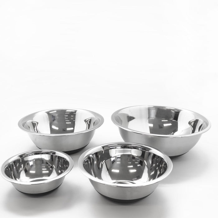 Lemon & Lime STAINLESS STEEL MIXING BOWL SILICONE BASE 28CM