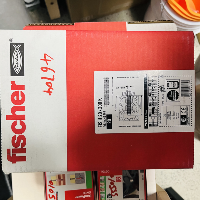 Fischer Chemical Injection Anchor Sleeve Nylon Fischer H 20x200 K