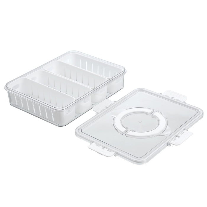 Lemon & Lime SNACKAL BOX 4 SECTION CONTAINER 31X24X6.5CM