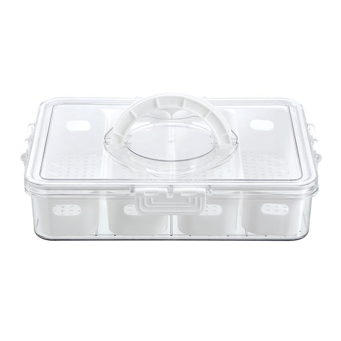 Lemon & Lime SNACKAL BOX 4 SECTION CONTAINER 31X24X6.5CM