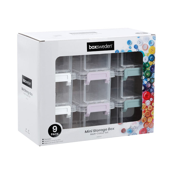 Boxsweden Mini Storage Box 9Pk 330Ml
