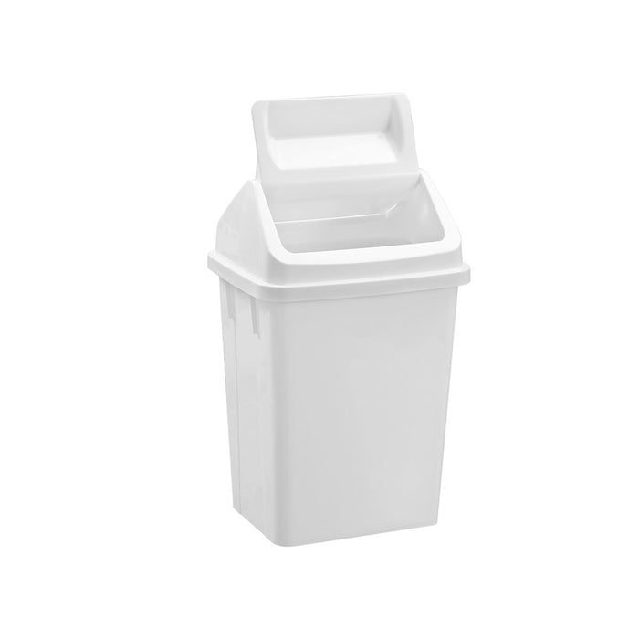 Boxsweden Indoor Swing Bin 10L 24X20X37.5Cm White