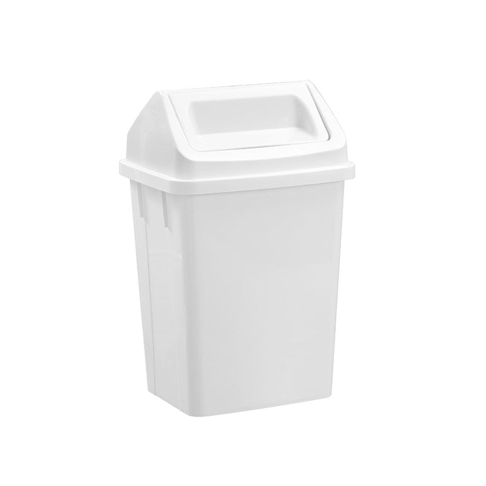 Boxsweden Indoor Swing Bin 10L 24X20X37.5Cm White