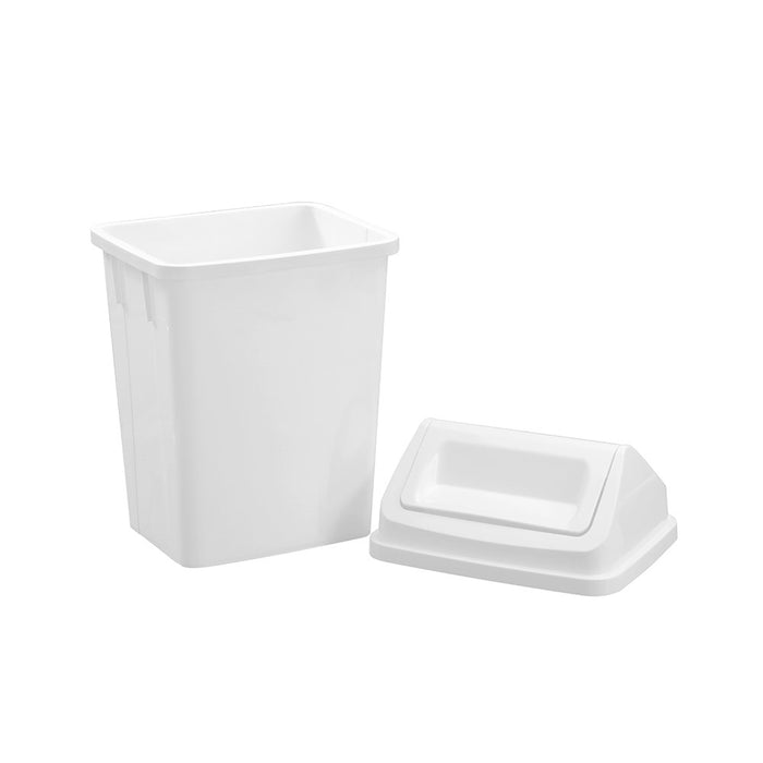 Boxsweden Indoor Swing Bin 10L 24X20X37.5Cm White