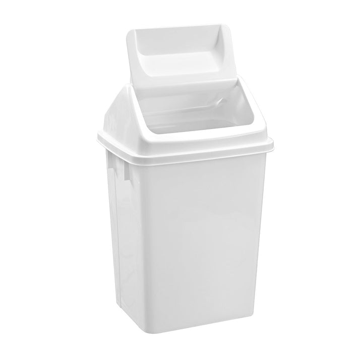 Boxsweden Indoor Swing Bin 20L 31X25.5X47.5Cm White