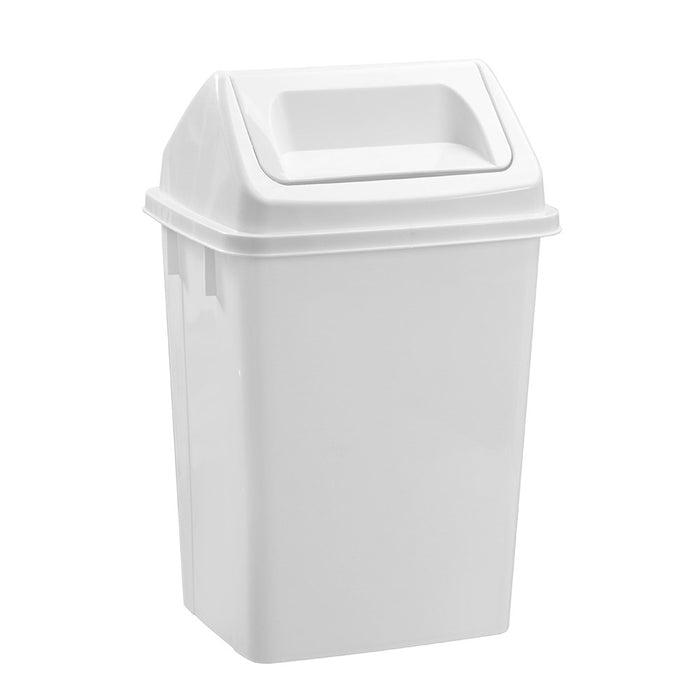 Boxsweden Indoor Swing Bin 20L 31X25.5X47.5Cm White