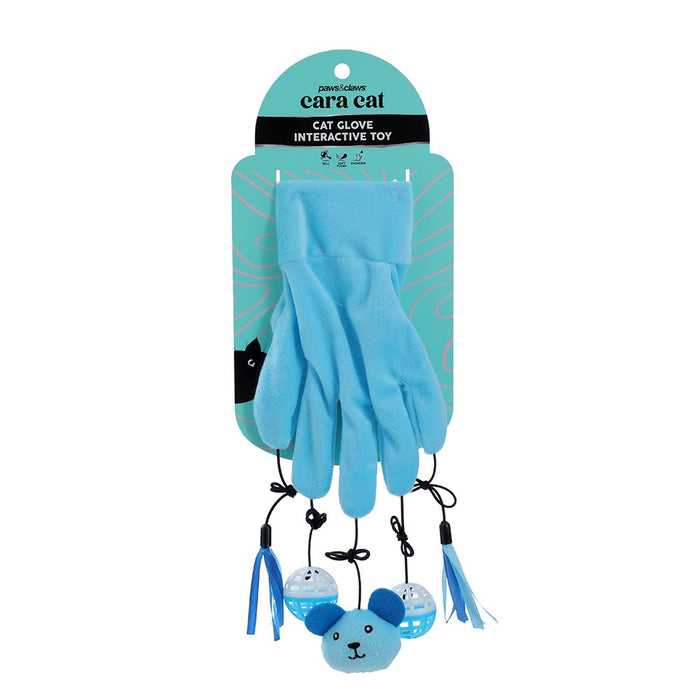 Paws & Claws CAT GLOVE TEASER TOY 23CM