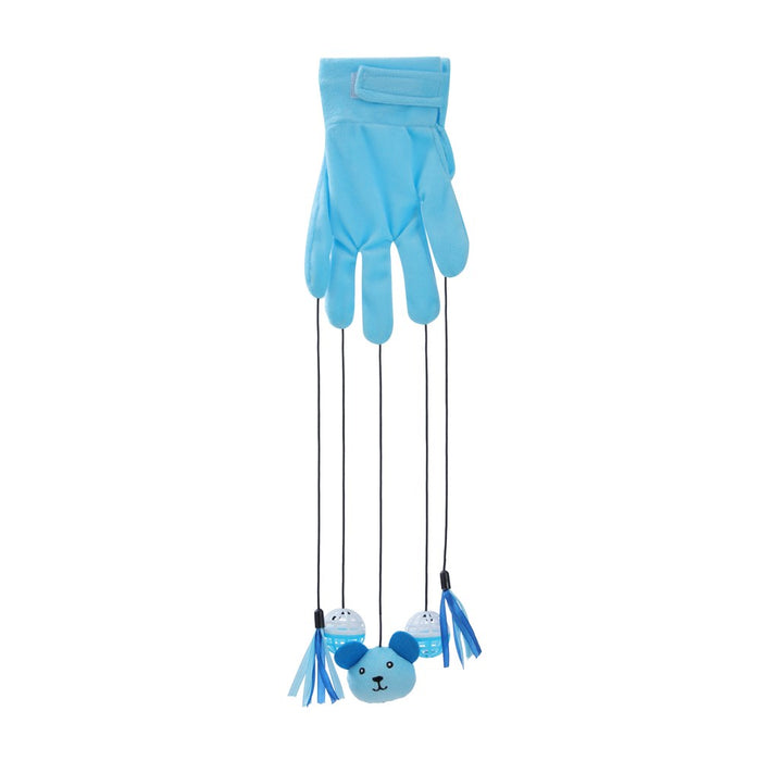 Paws & Claws CAT GLOVE TEASER TOY 23CM