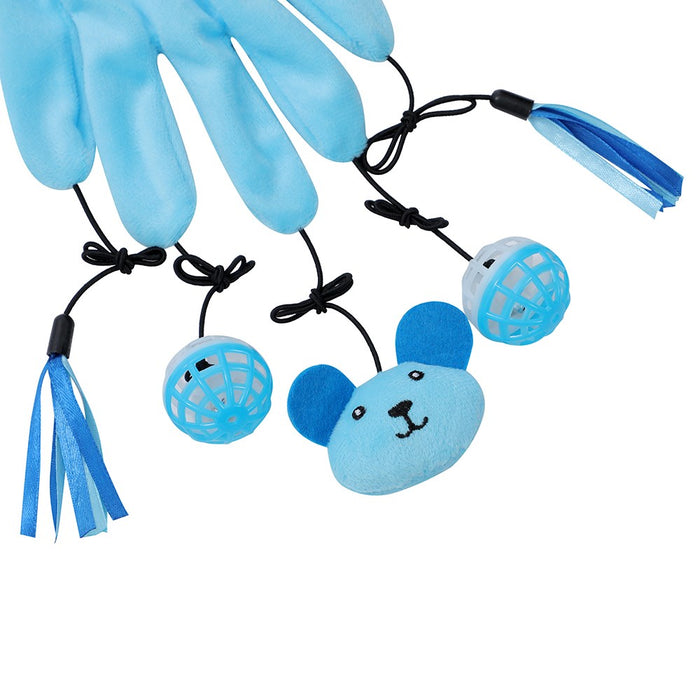 Paws & Claws CAT GLOVE TEASER TOY 23CM