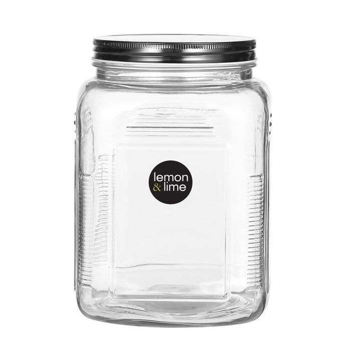 Lemon & Lime ASCOT GLASS JAR 2.9L