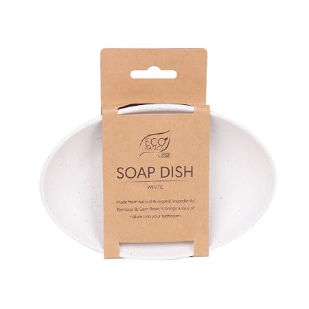 Eco Basics Soap Dish White